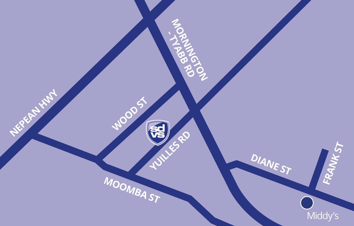 SDVS Mornington Map