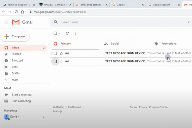 How to setup email notifications on a Dorani NVR